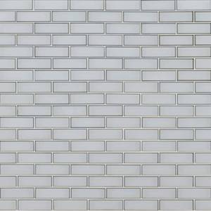 lot 1194 image: MSI Ice Bevel Subway 11.73 in. x 11.73 in. Glossy Glass Blend Mesh-Mounted Mosaic Tile (9.6 sq. ft.Case)