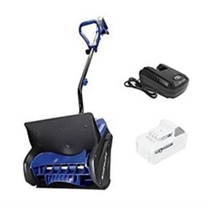 lot 1202 image: Snow Joe 24V-SS13-XR 24-Volt iON 13-Inch 5-Ah Cordless Snow Shovel, Kit (w5-Ah Battery  Quick Charger) (B09MV6TC76)