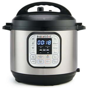 lot 1218 image: Instant Pot Duo 7-in-1 Electric Pressure Cooker Slow Cooker Rice Cooker Steamer Saut� Yogurt Maker Warmer & Sterilizer Includes Free App with over 1900 Recipes Stainless Steel 8 Quart