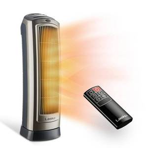 lot 1249 image: Lasko 1500W Digital Ceramic Space Heater with Remote 755320 Silver