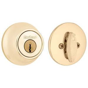 lot 2742 image: Kwikset 660 Sgl Cyl Deadbolt Featuring Smartkey Security�� in PB