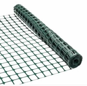 lot 2793 image: Everbilt 25 ft. L x 36-inch H Green Plastic Fencing with 2-inch x 2-inch Mesh