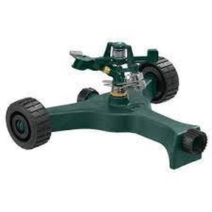 lot 2804 image: Orbit 20 106 sq. ft. Zinc Impact Sprinkler with Plastic Wheel Base