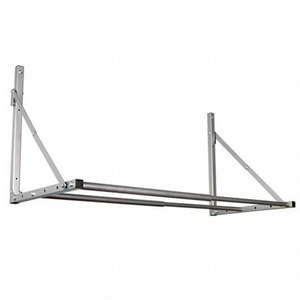 lot 2812 image: HyLof Folding Storage Tire Loft Adjustable 32 inches to 48 inches Plastic 150 pound capacity