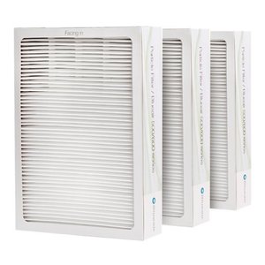 lot 2818 image: Blueair - Classic Filters for Classic 505 and 605 (3-Pack) - WhiteBlack