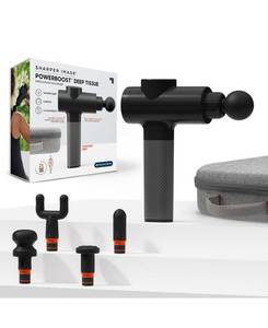 lot 5447 image: Sharper Image Powerboost Deep Tissue Percussion Massager Version 2.0