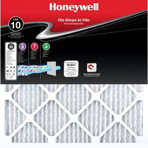 lot 5478 image: Honeywell 16 in. x 25 in. x 1 in. Elite Allergen Pleated FPR 10 Air Filter ( 3 Pack)