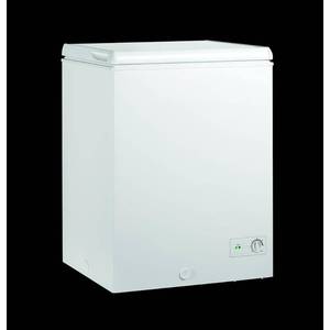 lot 5395 image: Vissani 6.9 cu. ft. Chest Freezer in White-Retail$249.99