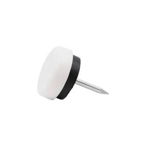 lot 2776 image: Everbilt 78 in. White Nail-On Nylon Glide (4-Pack)