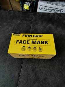 lot 3774 image: NEW SEALED Firm Grip Face Mask Box of 50 - Breathable, Lightweight, One Size