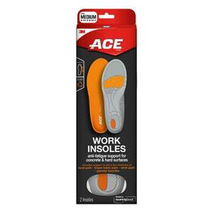 lot 3781 image: Ace Insoles Work - M, Leg and Foot Care