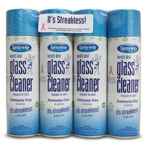 lot 3791 image: Sprayway Glass Cleaner - 419oz cans