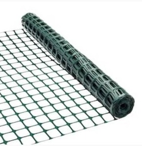 lot 3795 image: Everbilt 25 ft. L x 36-inch H Green Plastic Fencing with 2-inch x 2-inch Mesh