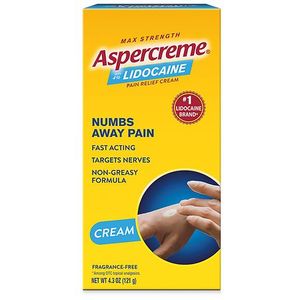 lot 3813 image: Aspercreme with Lidocaine Maximum Strength Pain Relief Cream 4.3 oz.