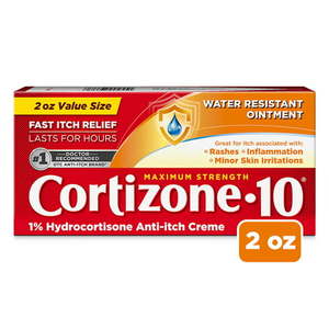 lot 3853 image: Cortizone 10 Maximum Strength Water Resistant Anti-Itch Ointment 2 oz. (Exp012025)
