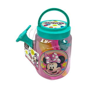 lot 3855 image: Disney Minnie Mouse Portable Clear Plastic Beach Watering Can for Ages 3
