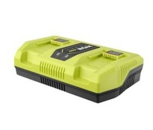 lot 7086 image: RYOBI 40-Volt Lithium Ion Dual Port Rapid Charger