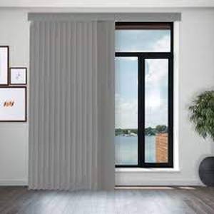 lot 1145 image: Cordless Vertical Blinds Gray 80W
