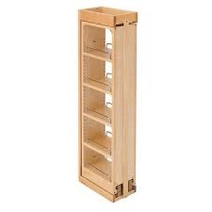 lot 1154 image: Rev A Shelf 39 Pull Out 6 Shelf Organizer Natural
