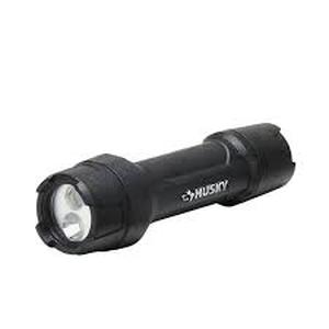 lot 1176 image: Husky 500 Lumen LED Flashlight With Stainless Steel Core