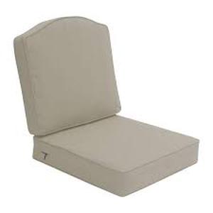 lot 1183 image: 2pc Hampton Bay Laurel Oaks Outdoor Glider Cushions Tan