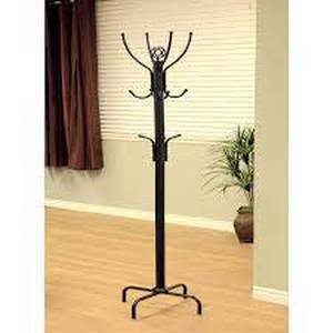 lot 1188 image: Homecraft Furniture Black 8 Hook Coat Rack