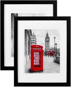 lot 2733 image: Edgewood 11x14 Black Frames 2 Pack