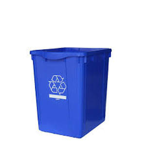 lot 5417 image: 22 Gallon Curbside Recycle Bin ( Quantity 2)