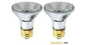 lot 5462 image: Feit 38PAR20QFLES2 38-watt Energy Saving Halogen PAR20 Reflector, 2-Pack (B00H1T897E) ( Quantity 6)