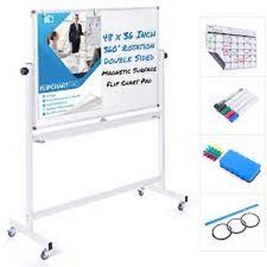 lot 7053 image: Mobile Whiteboard 48 x 36