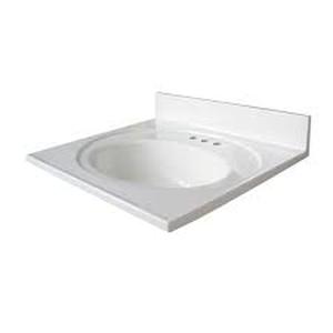 lot 5394 image: Glacier Bay 25 Vanity Top