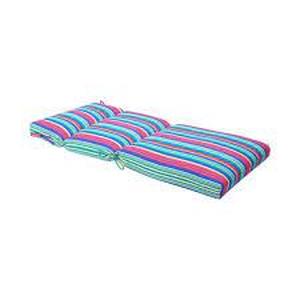lot 1142 image: Hampton Bay Outdoor Patio Cushion Stripe Sail Blue 42x18(stock image is an approximate)