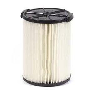 lot 2759 image: 1-Layer Standard Pleated Paper Filter for Most 5 Gal. and Larger RIDGID WetDry