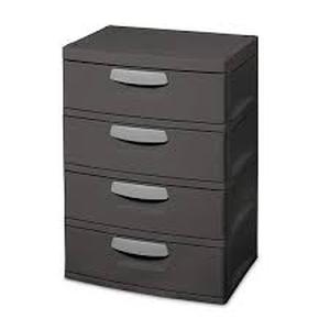 lot 2766 image: Sterilite Heavy Duty 2 Drawer Storage Container