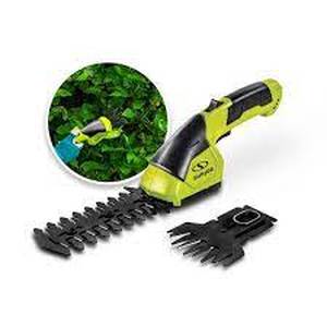 lot 3843 image: Sun Joe 2-in-1 Cordless Grass Shear  Hedger 7.2-Volt (Green)