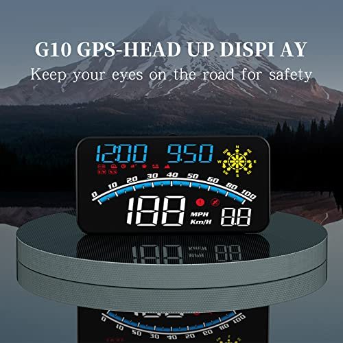 wiiyii Digital GPS Speedometer, HUD Head Up Display for Car, Upgraded 5.5  Large-Screen, Suitable for All Vehicles  Agent 86- Midweek Madness-  Tools-Legos-Security Cameras and Lighting- Summer Ware- Patio- Kitchenware-  Keyless Locks