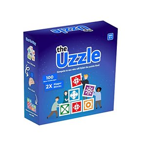 lot 18948 image: The Uzzle 2.0 Board Game,Popular Family Board Games for Adults, Suitable for Children& Adults,Pattern Block Puzzles Games, Family Card Games for Adults & Kids for Age 4_Board Games for Family Night