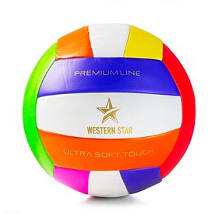 lot 18961 image: Western Star Outdoor Volleyball - Official Size - Ultra-Soft-Touch Ball - Beach Volleyball - Inflate & Play with Durable Construction - Outdoor Volleyball
