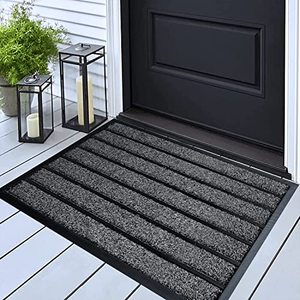 lot 18980 image: ubdyo Durable Door Mat - Dirt Trapping Outdoor Welcome Mats - Non-Slip Outdoor Door Mats - Low Profile Front Door Mat 30x17 - Doormat - Entryway Rug - Door Mats Indoor