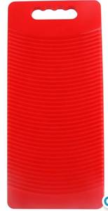 lot 18981 image: MZD Plastic Rectangle Washboard Washing Clothes Board 19.5 Long (red)