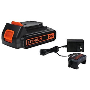 lot 19063 image: BLACKDECKER 20V MAX POWERCONNECT 1.5Ah Lithium Ion Battery  Charger (LBXR20CK)