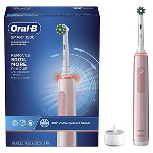 lot 19086 image: Oral-B Smart 1500 Electric Toothbrush, Pink