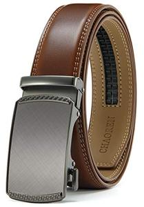 lot 29343 image: CHAOREN Ratchet Belt for Men - Mens Belt Leather 1 38 for Casual Jeans - Micro Adjustable Belt Fit Everywhere. Belt only