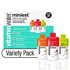 lot 29364 image: vitaminwater miniest, zero sugar nutrient enhanced water beverage mix, wellness kit (B0B997L3MM)