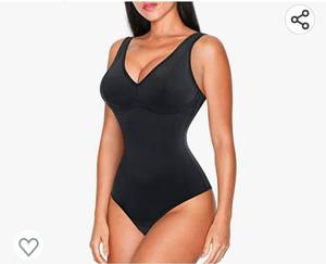 lot 29405 image: Womens V Neck Waist Trainer Shapewear Slim Body Shaper Large