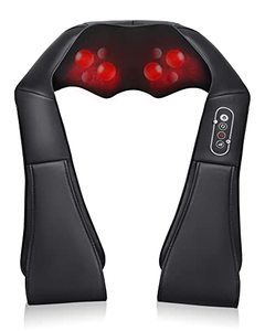 lot 35402 image: Kebor Neck and Back Massager with Soothing Heat, Shiatsu Shoulder Electric Massage 3D Deep Tissue Kneading Massages for Muscle Pain Relief, Perfect Gifts for Mothers Day