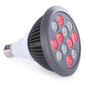 lot 35476 image: Red Light Therapy Device Red Near Infrared 660nm 850nm. 12 LEDs. High Irradiance for Skin Health, Pain Relief, Anti Aging, Muscle Recovery, Performance, Energy. Handheld, Power Cord Included. HG24.