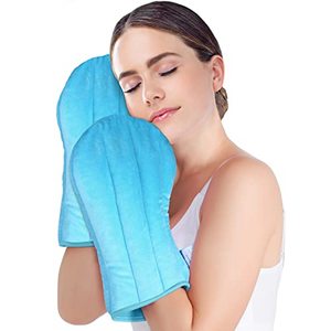 lot 35477 image: Chenove Microwavable Arthritis Gloves for Pain Relief, Heating Mittens with Moist Heat, Hand Heating Pad for Arthritis, Stiff Joints, Trigger Finger, Carpal Tunnel