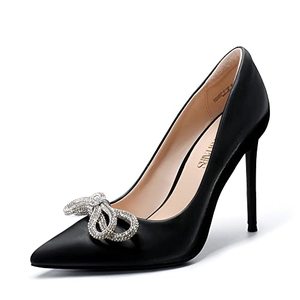 lot 35478 image: DREAM PAIRS Chunky Heels for Women Block Heels Closed Toe Mary Jane Shoes Comfortable Dress Office Church Pumps SDPU2207W Bright Black Size 11 M US