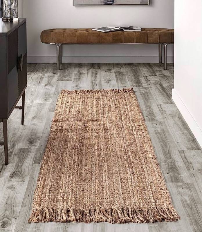 lot 63295 image: nuLOOM Daniela Farmhouse Chunky Jute Runner Rug, 2 6 x 8, Natural